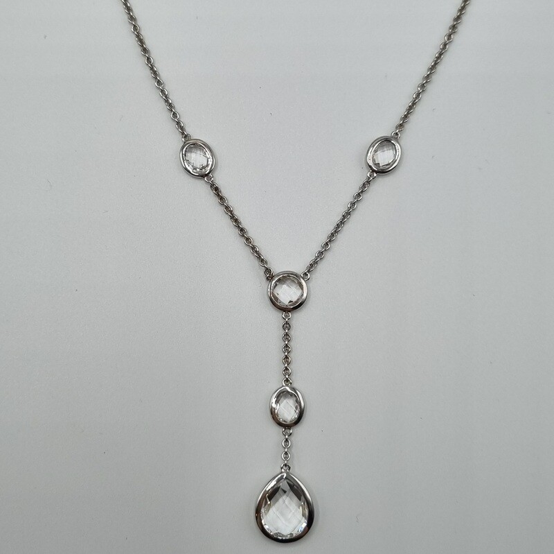Y-Collier Bergkristall