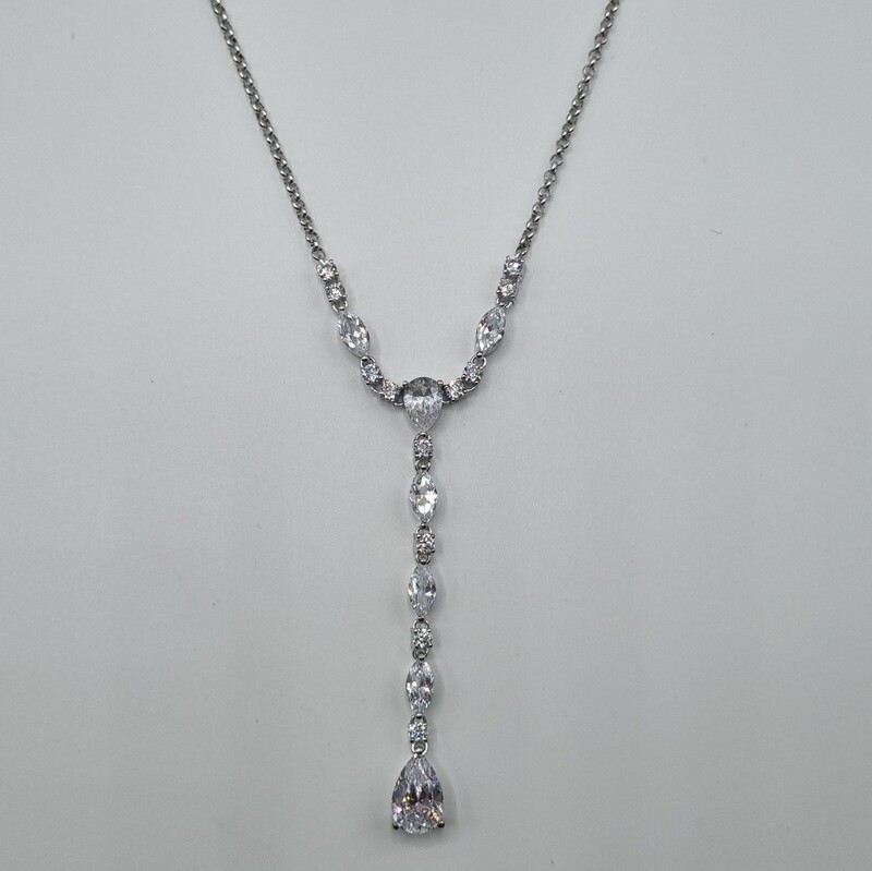 Y-Collier Silber