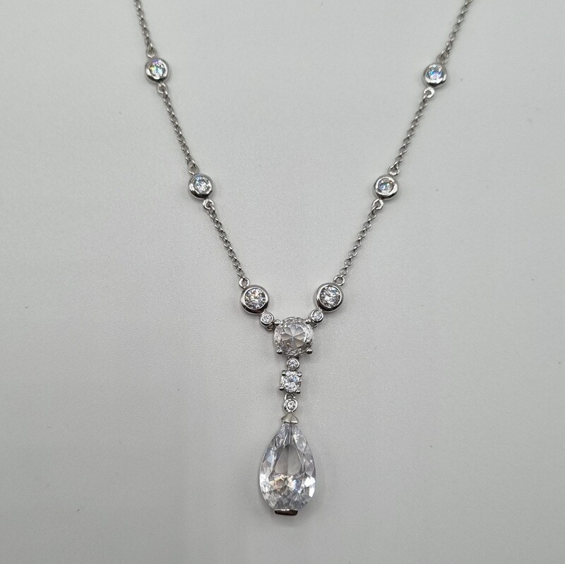 Y-Collier Silber