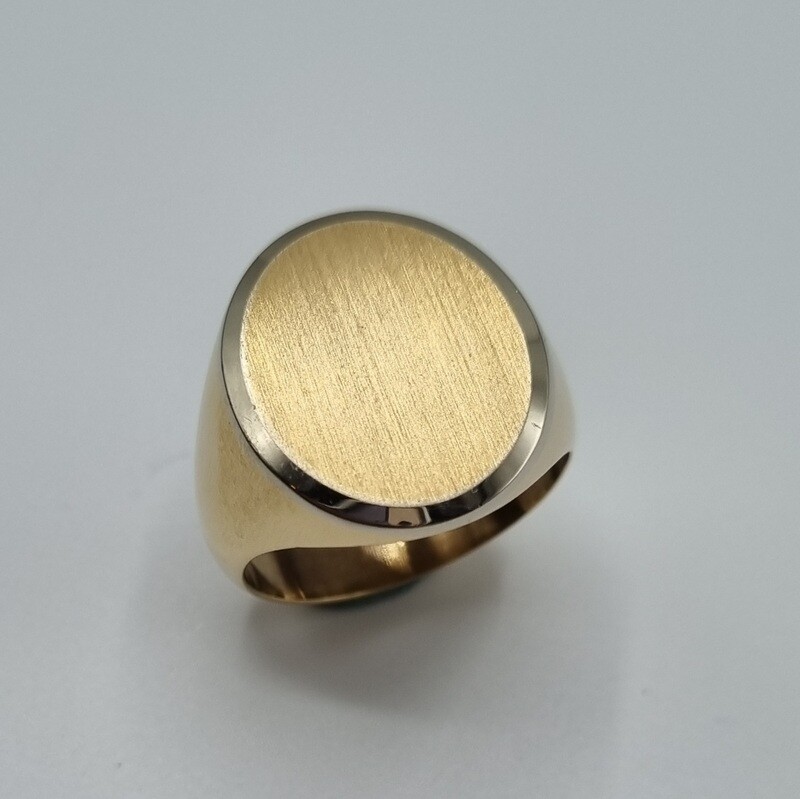 Plattenring Gold