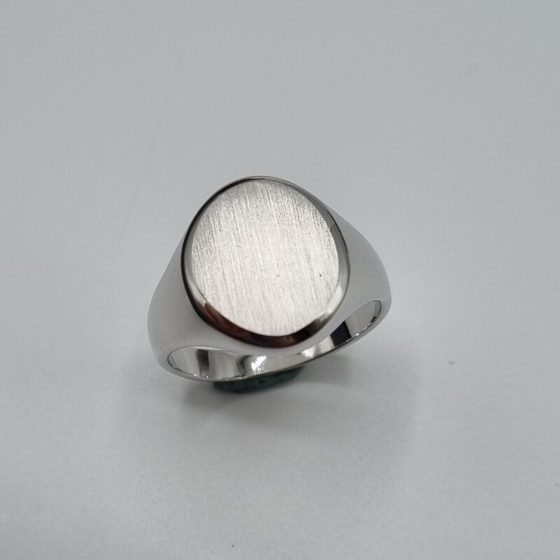 Plattenring Silber
