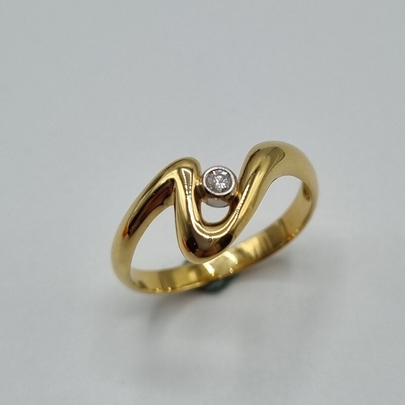 Damenring Gelbgold