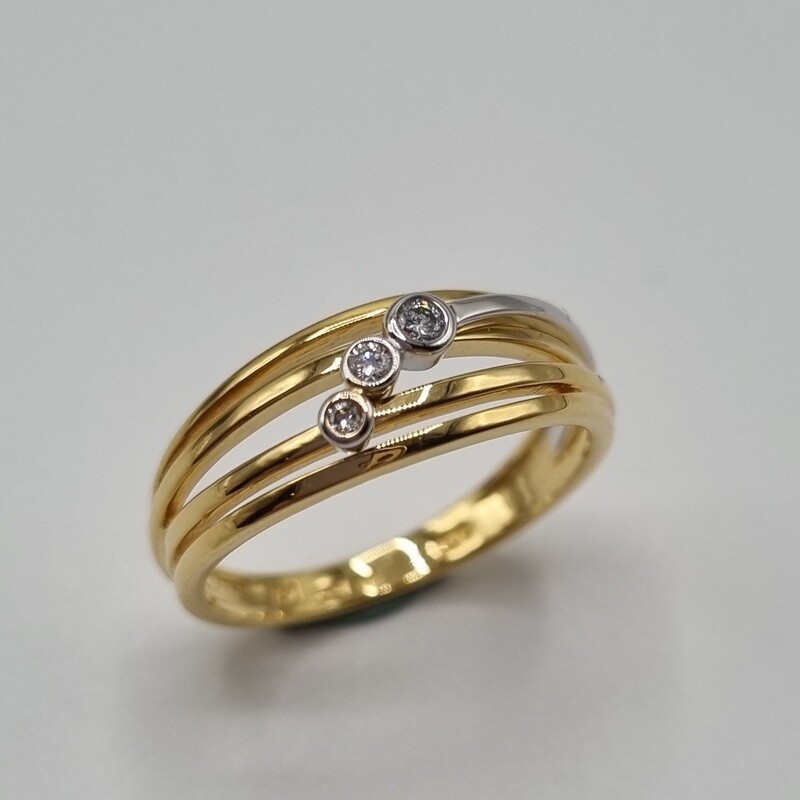 Damenring Gelbgold