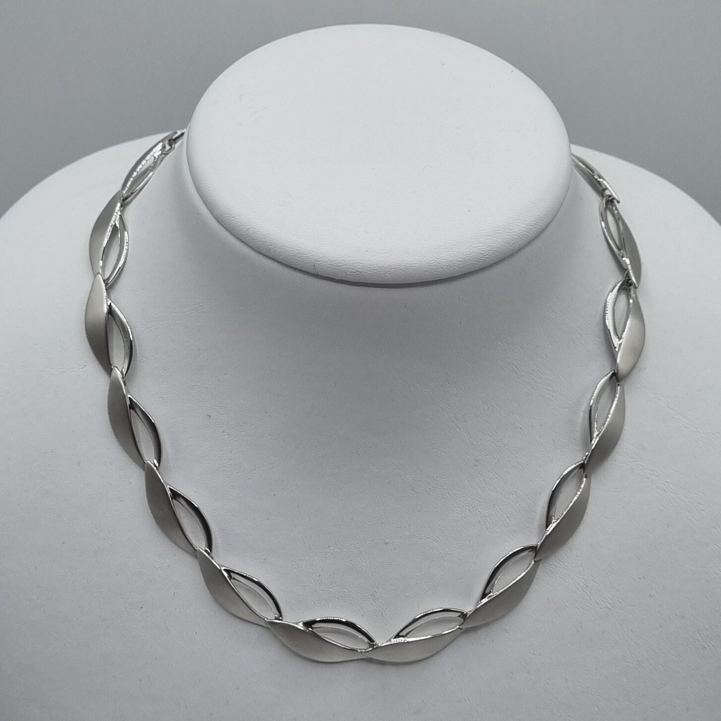 1 Halskette Silber