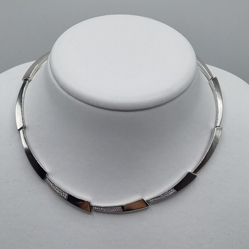 1 Halskette Silber