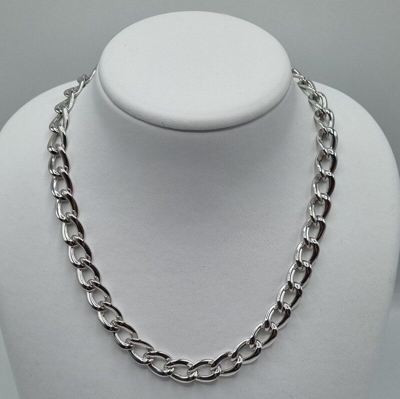 1 Halskette Silber