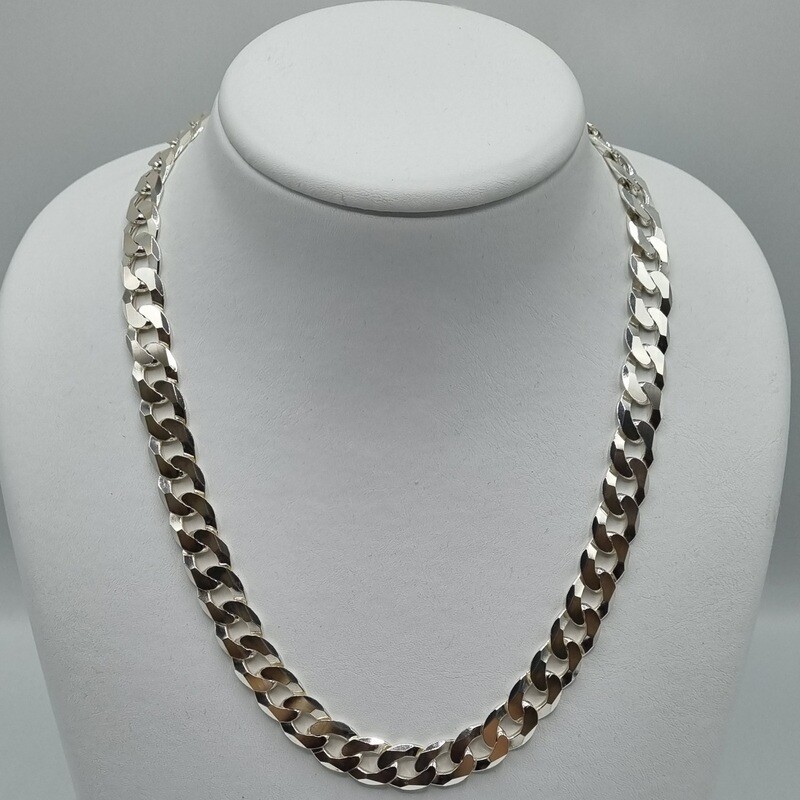 1 Halskette Silber
