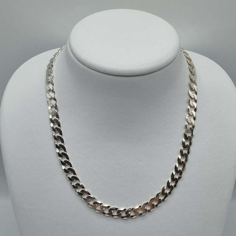 1 Halskette Silber