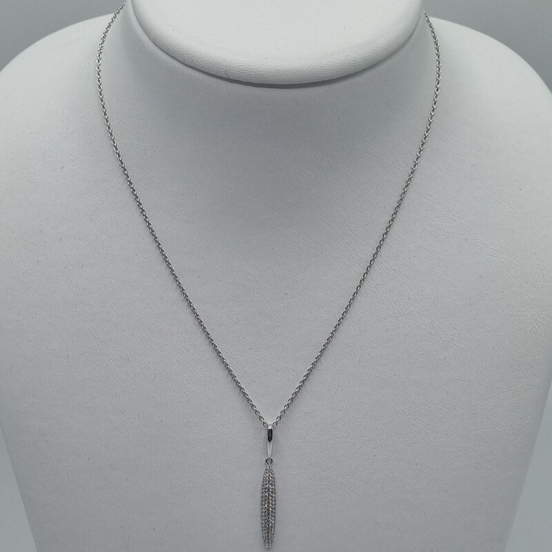 1 Halskette Silber