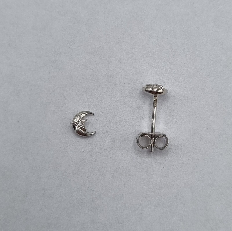 Ohrstecker Mond