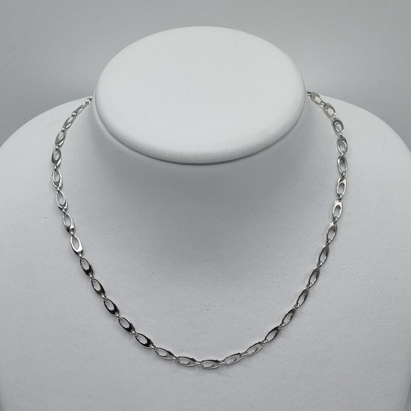 1 Halskette Silber