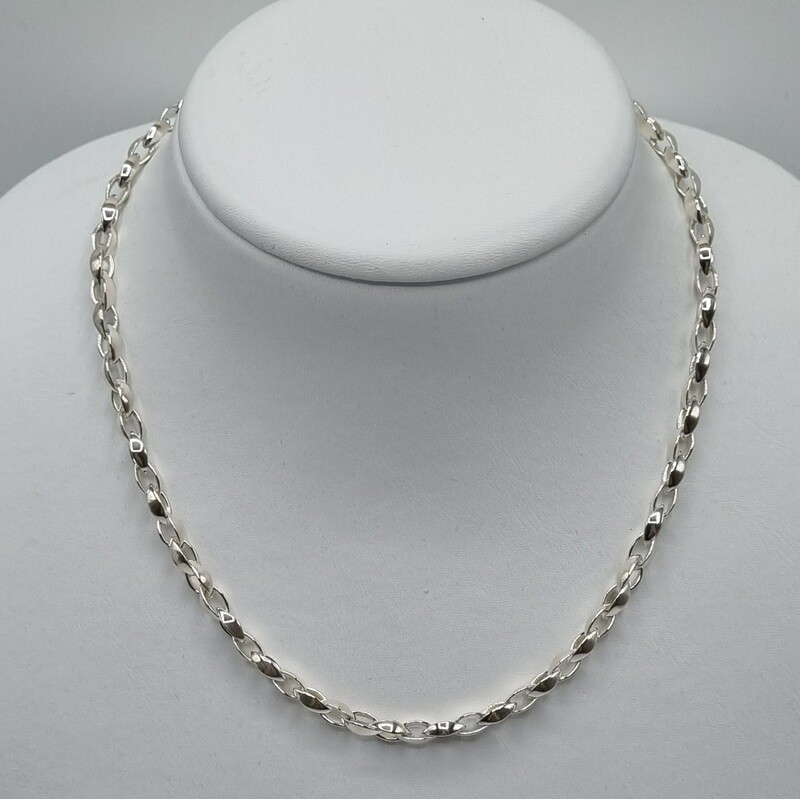 1 Halskette Silber