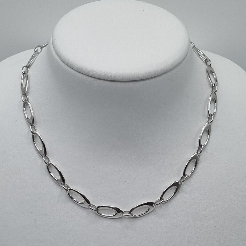1 Halskette Silber