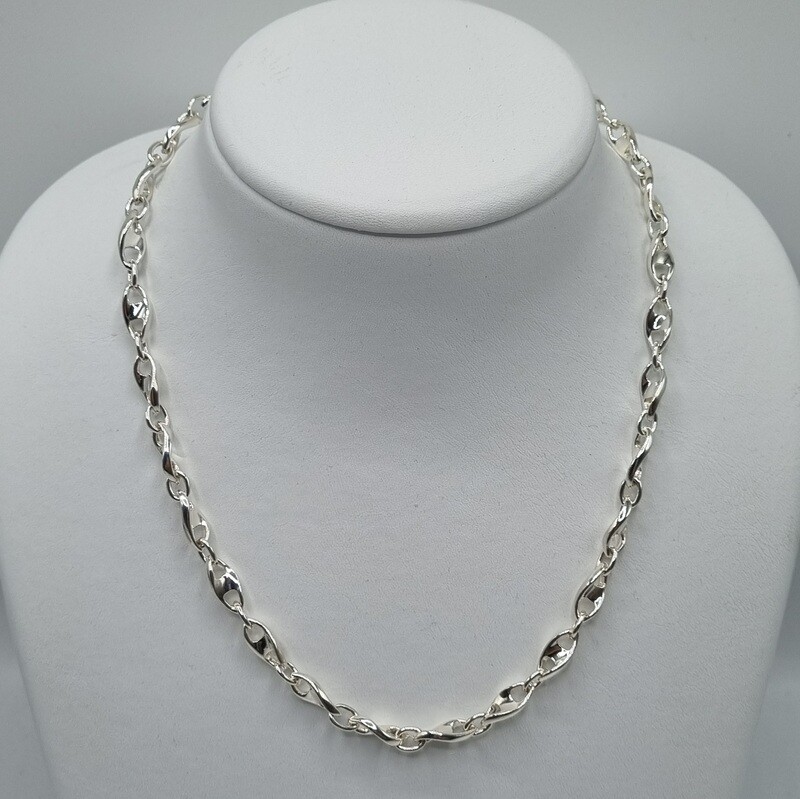1 Halskette Silber