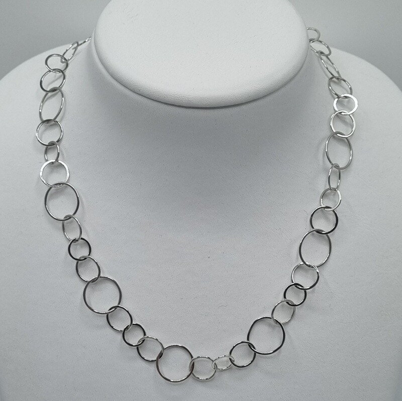 1 Halskette Silber