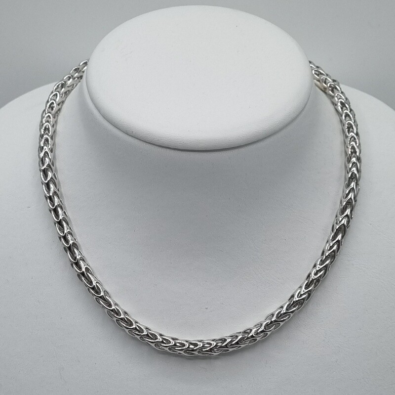 1 Halskette Silber