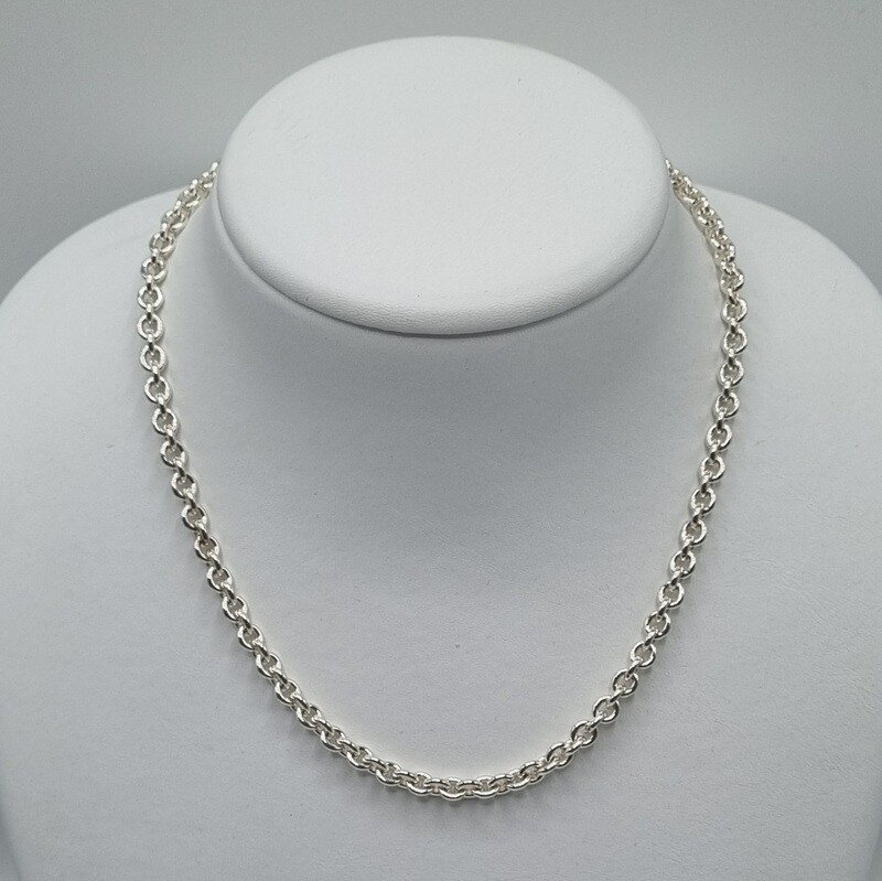 1 Halskette Silber
