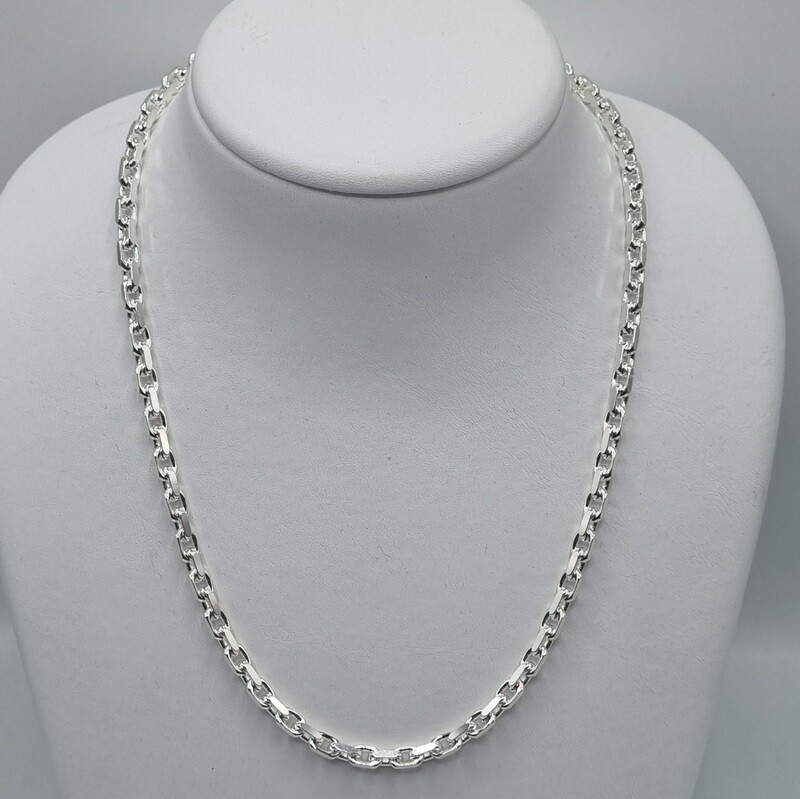 1 Halskette Silber