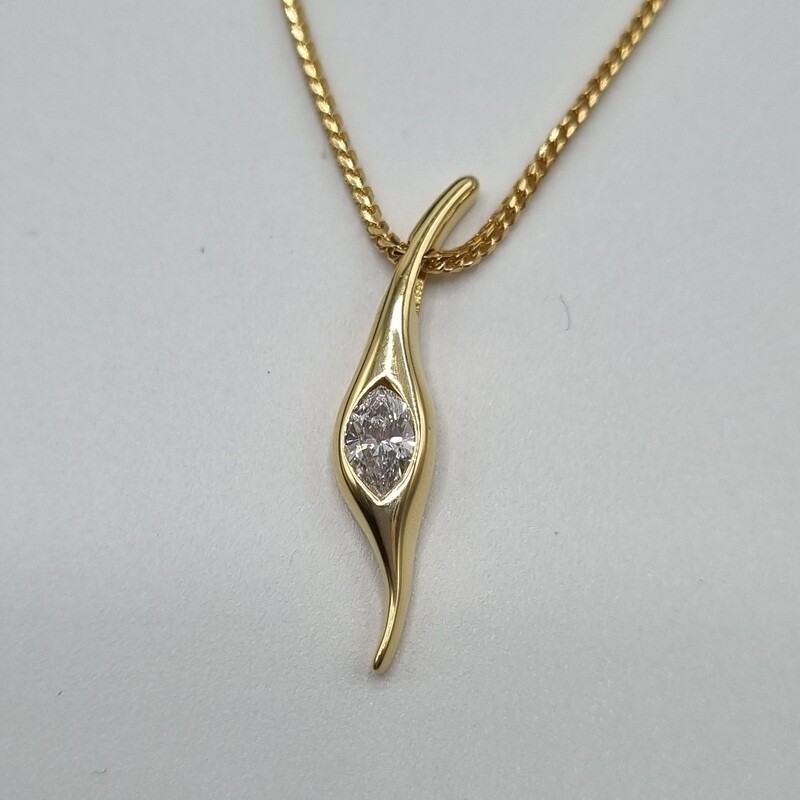 Anhänger Gelbgold