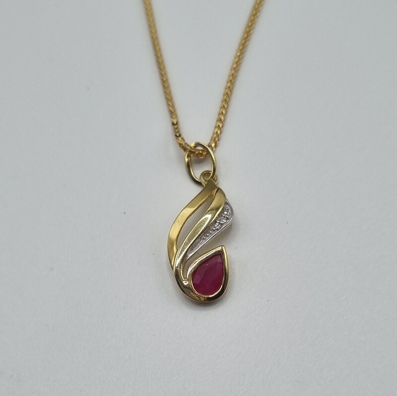 Anhänger Gelbgold