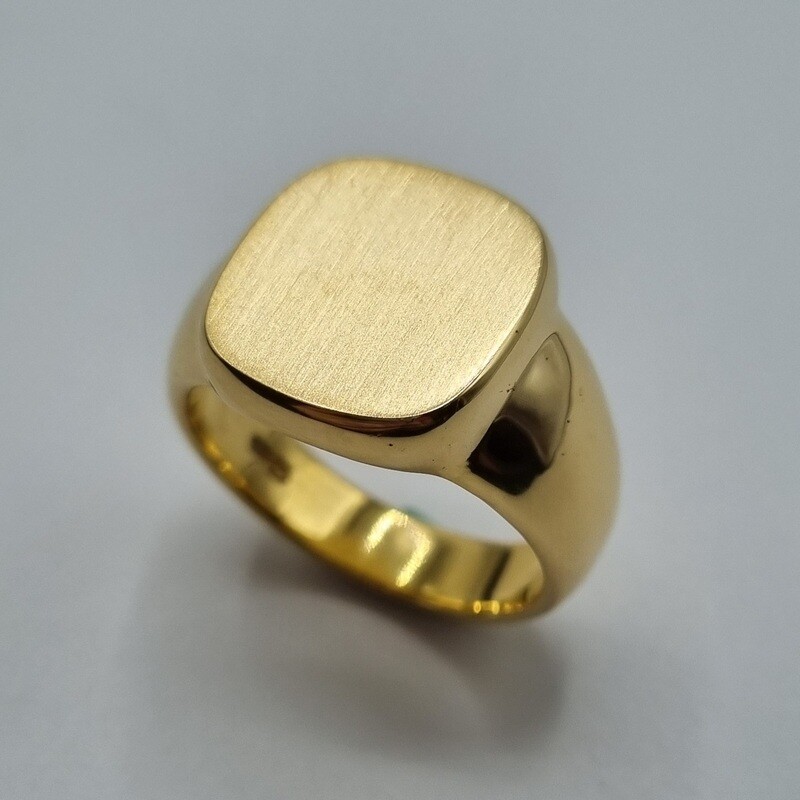 Plattenring Gelbgold