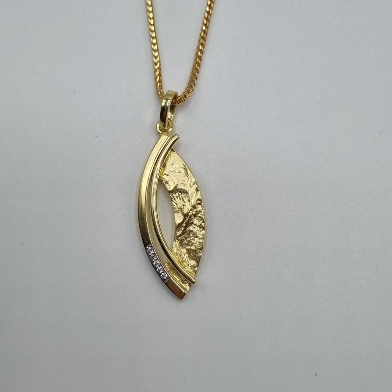Anhänger Gelbgold