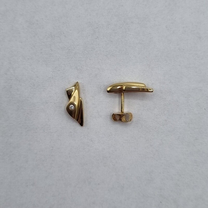 Ohrstecker Gelbgold