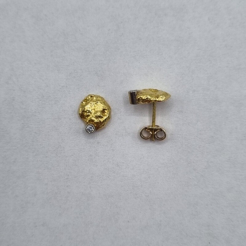 Ohrstecker Gelbgold