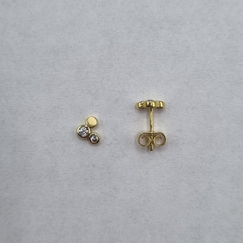 Ohrstecker Gelbgold