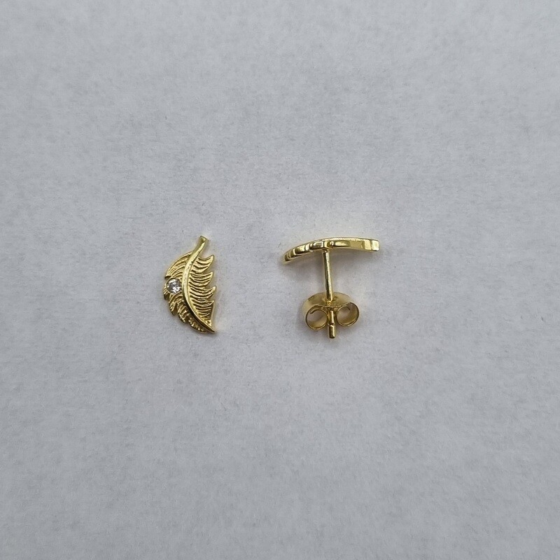 Ohrstecker Gelbgold