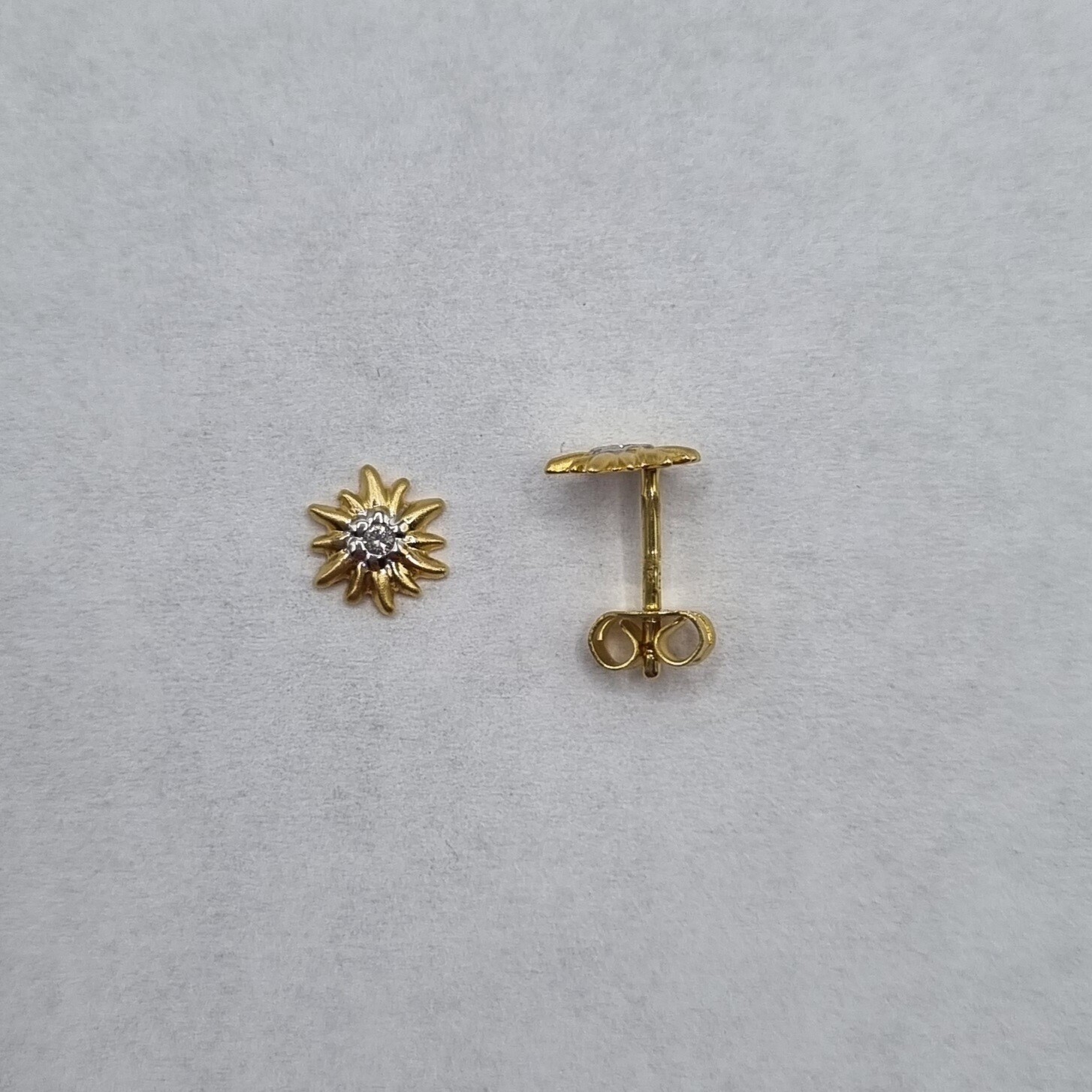 Ohrstecker Gelbgold