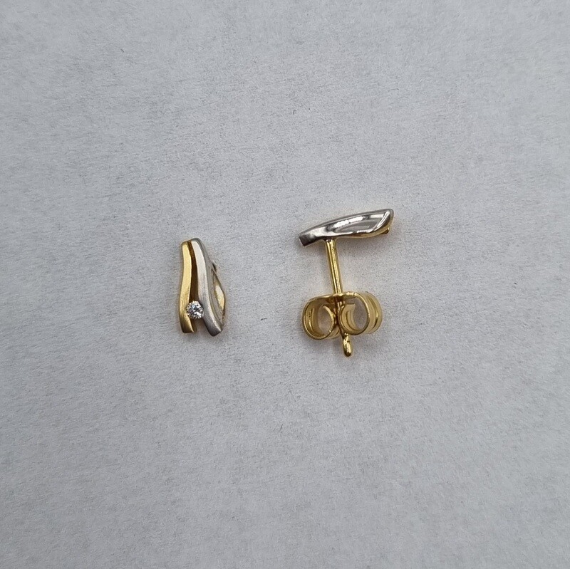 Ohrstecker Gelbgold