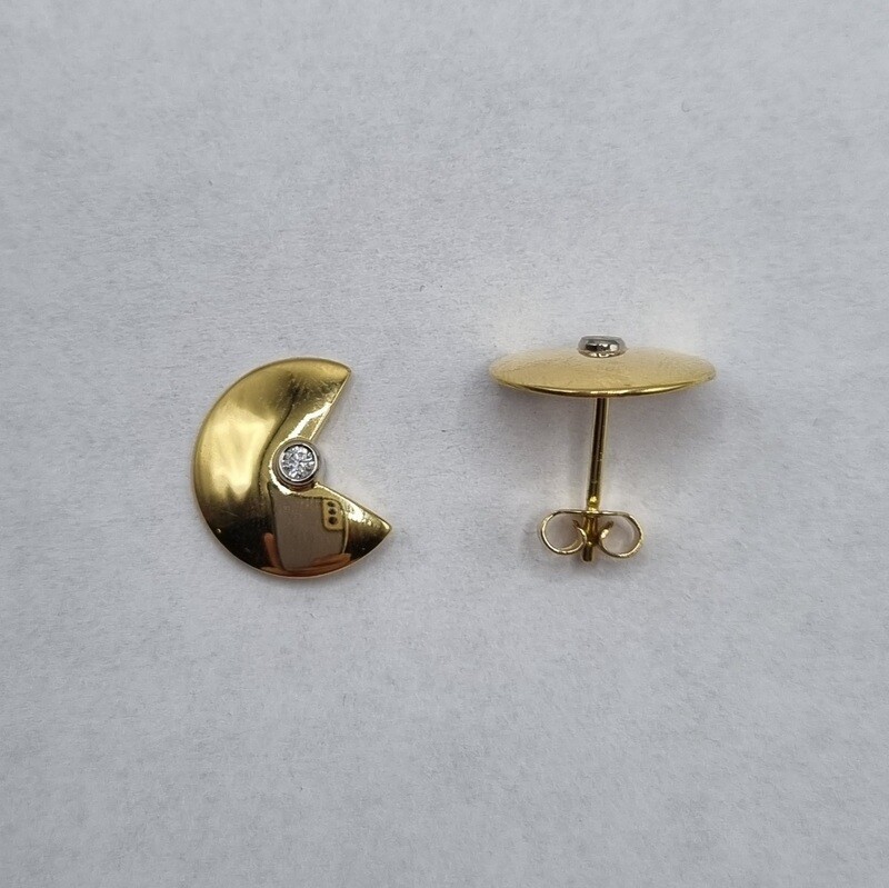 Ohrstecker Gelbgold