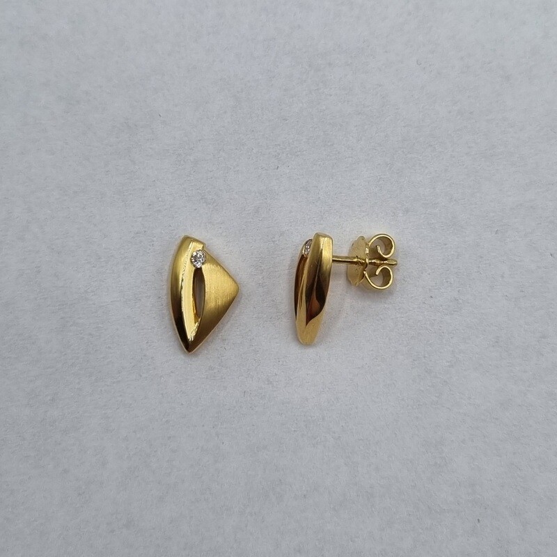 Ohrstecker Gelbgold