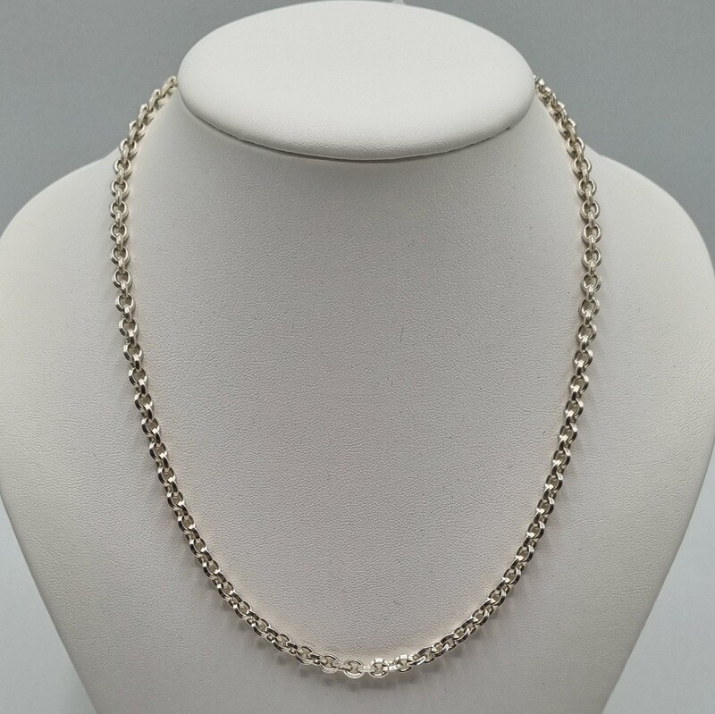 1 Halskette Silber