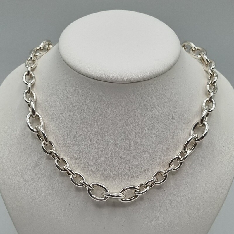 1 Halskette Silber