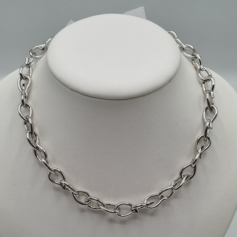1 Halskette Silber