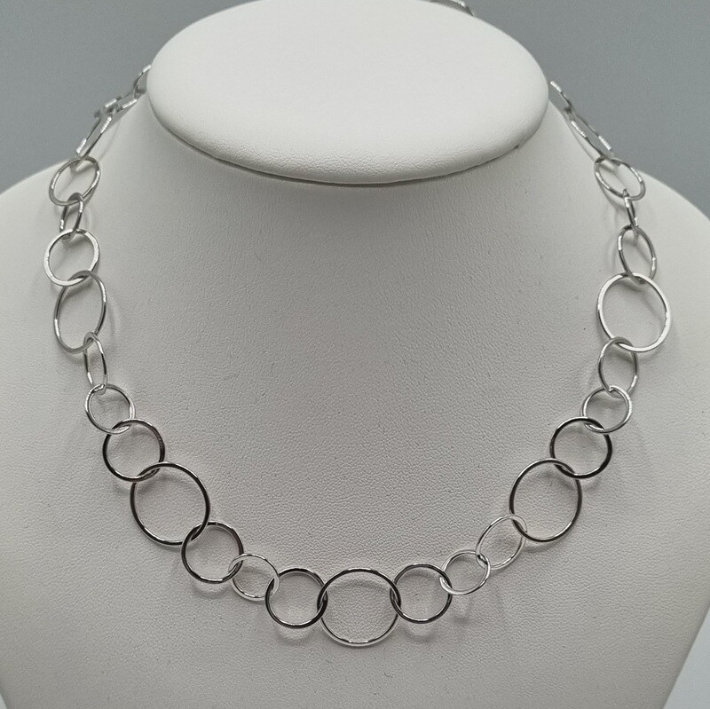 1 Halskette Silber