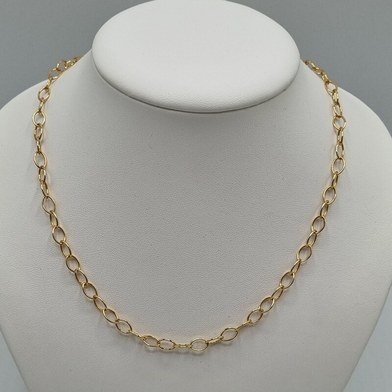 1 Halskette Gelbgold