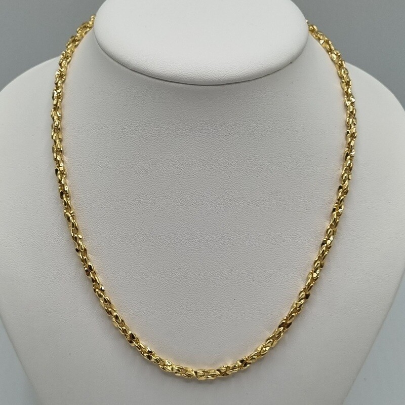 1 Halskette Gelbgold