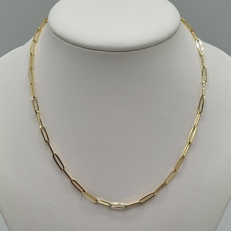 1 Halskette Gelbgold
