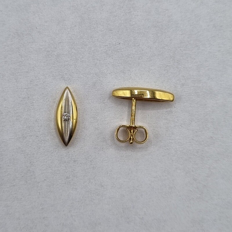 Ohrstecker Gelbgold