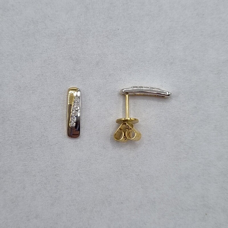 Ohrstecker Gelbgold
