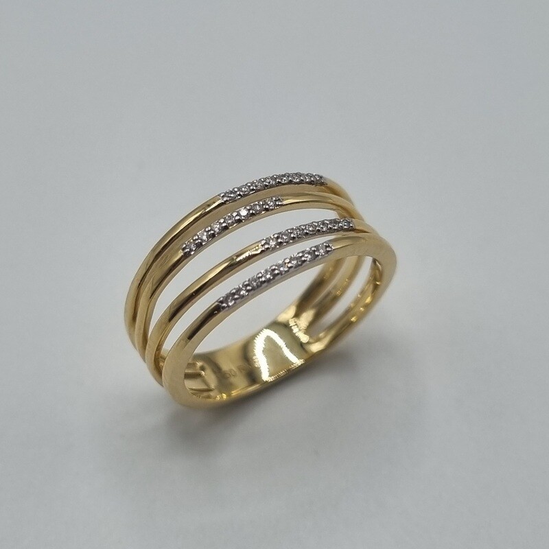 Damenring Gelbgold