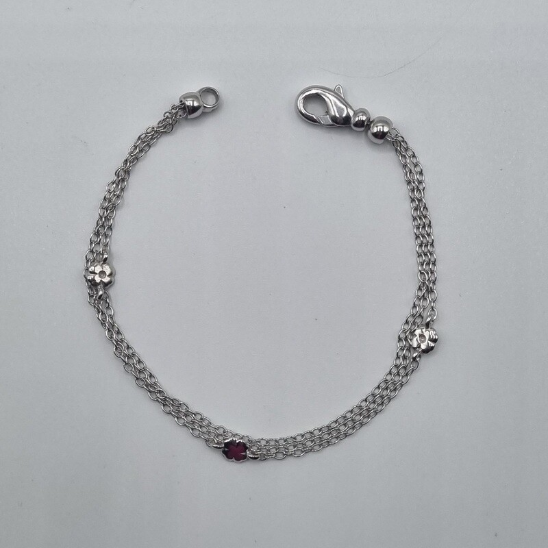 + Armband Weissgold