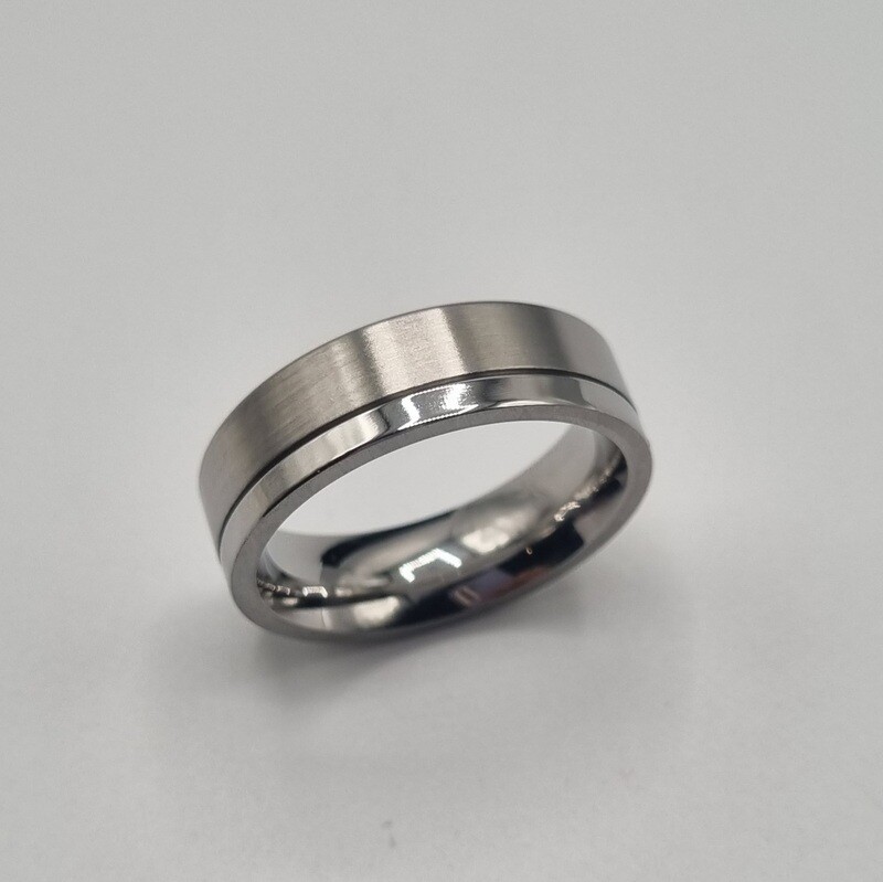 Herrenring Stahl