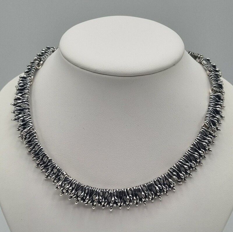 1 Halskette Silber