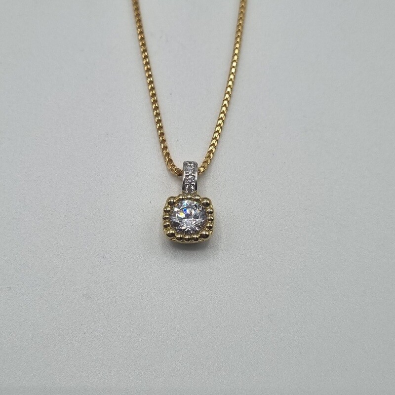 1 Anhänger Gelbgold