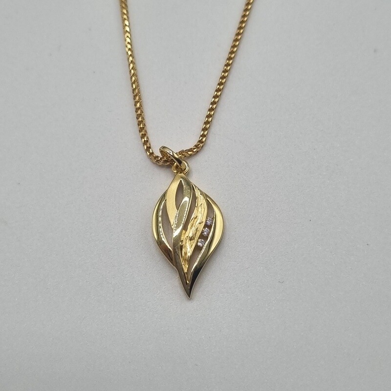 1 Anhänger Gelbgold