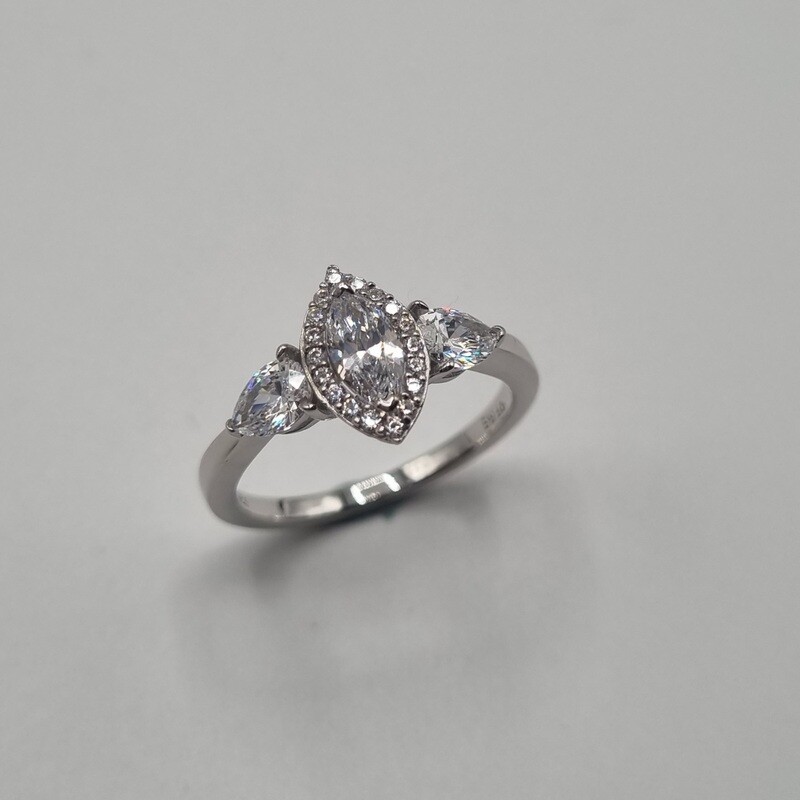 Verlobungsring Silber